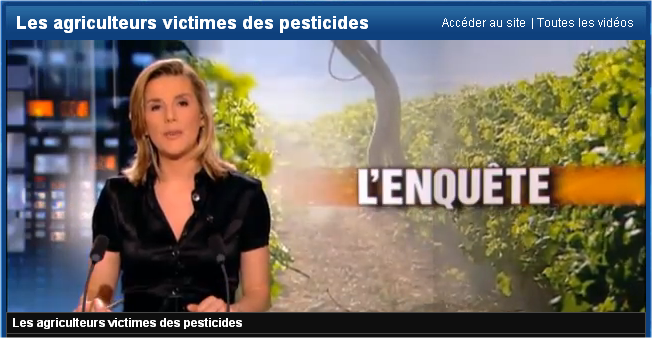 Les agriculteurs victimes des pesticides