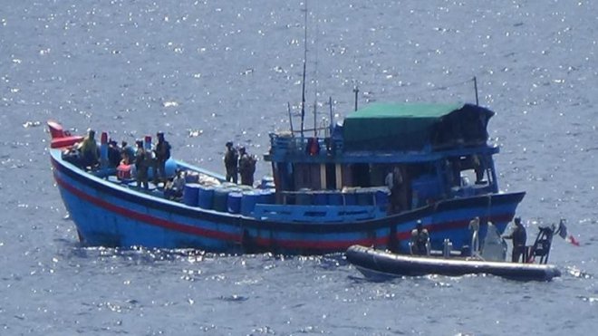 Naufrage Blue boat / pêche illégale